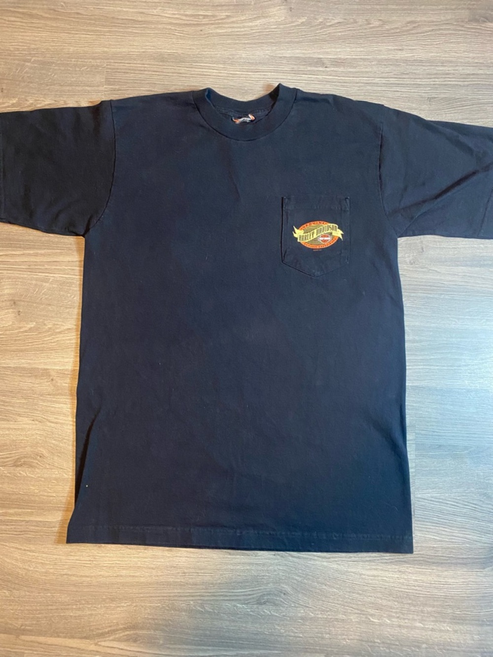 Y2K Harley-Davidson Pocket Tee - Caribou, Maine